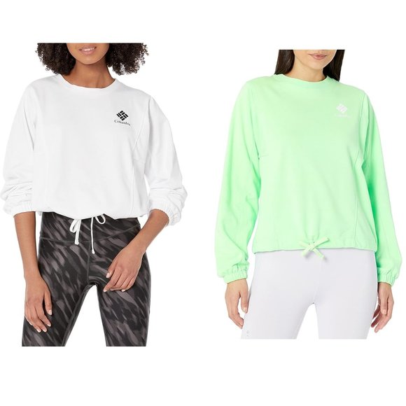 NWT Columbia Women Trek Seasonal Fleece Sweatshirt Multicolor Sz XS-2XL $50 D364 - Picture 1 of 5